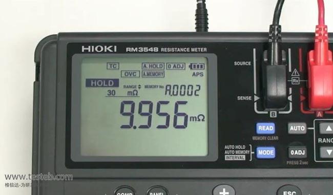 日本HIOKI日置RM3548微电阻计便携式3mΩ/0.1μΩ搭接阻值测量- 深圳格信达